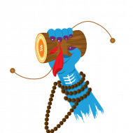 Mahdev hand tattoo hd png