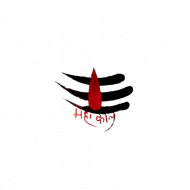 Mahdev tilak Transparent background Png