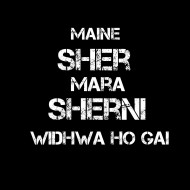 Maine sher maera sherani vidhwa ext png   text png picsart