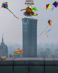 Makar Sankranti cb editing background
