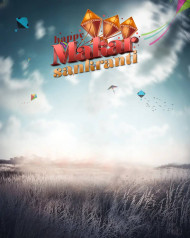 Makar sankranti editing background