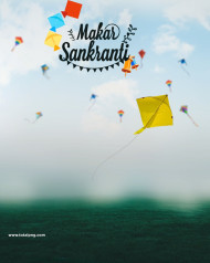 Makar Sankranti (Lohri) Editing Background 2024