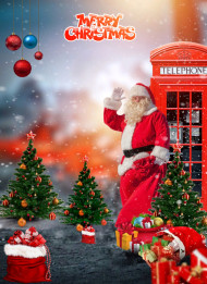 Manipulation christmas editing background hd