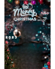 Merry christmas cb editing background