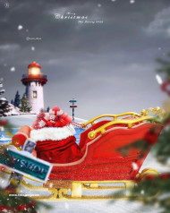 Merry christmas editing background