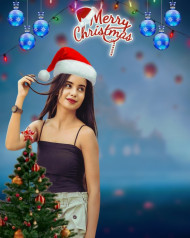 Merry christmas editing background