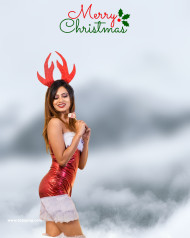 Merry christmas editing background free