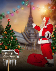 Merry christmas editing background hd