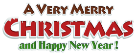 Merry Christmas Text PNG Clipart