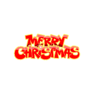 Merry Christmas Text PNG Transparent Images Free