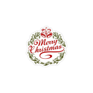 Merry christmas text transparent