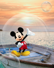 Micky mouse editing background