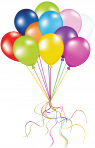 Mix birthday party balloon