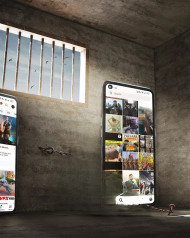 Mobile Social Media Slave Hd background