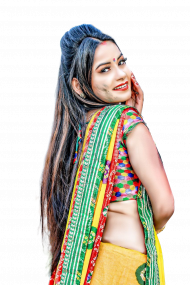 Modern girl editing png download free