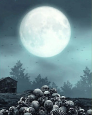 Moon photo editing background