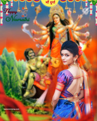 Navratri Editing Background With Girl Download Hd