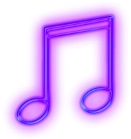 Neon Music PNG Transparent Images Free Download