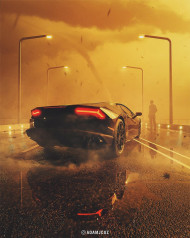 New Car  photoshop editing background