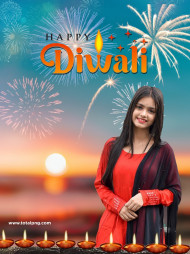 New Happy Diwali Background Cb Editing Girl Download