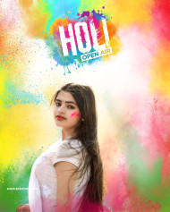 New Holi Background Hd Cute Girl