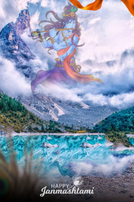 New Krishna janmashtami editing background