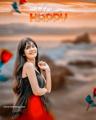 New valentine day editing background