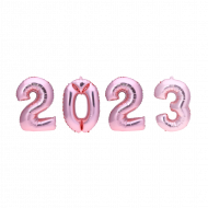 New year 2023 clipart png hd
