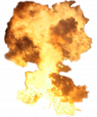 Nuclear explosion editing transparent background