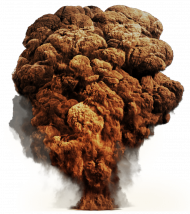 Nuclear explosion transparent background images