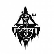Om namh shivay black tattoo png