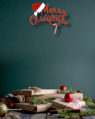 Online christmas editing background