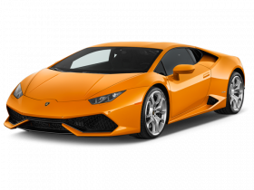orange lamborghini transparent background