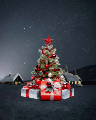Photoshop christmas editing background