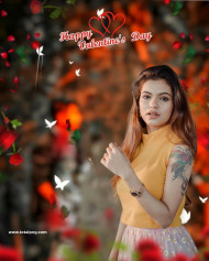 Photoshop valentine day editing background