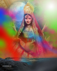 Picsart Durga maa editing background
