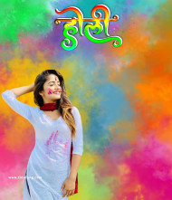 Picsart holi photo editing background