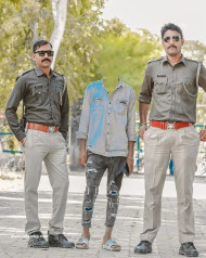 Police facecut cb editing background photoshop