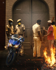 Police hd editing background