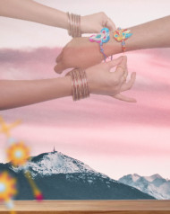 Raksha bandhan hand editing background