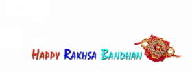 Raksha bandhan text transparent Png image