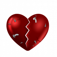 Red broken heart png (2)