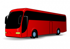 Red bus transparent png images,Free Bus Transparent Background