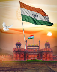 Red fort photo editing background 2024