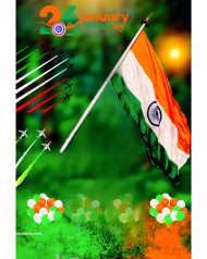 Republic Day Background For Editing 26 January Photo Editing 2024