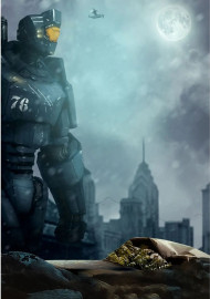 Robot hd editing background images