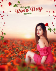 Rose day Cb Background With Jannat Zubair