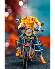 Royal enfield Without Face Bike Background