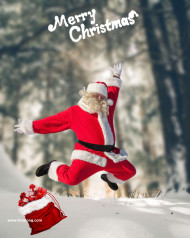 Santa christmas editing background