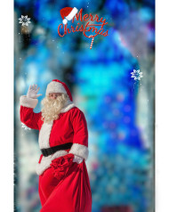 Santa claus cb editing background
